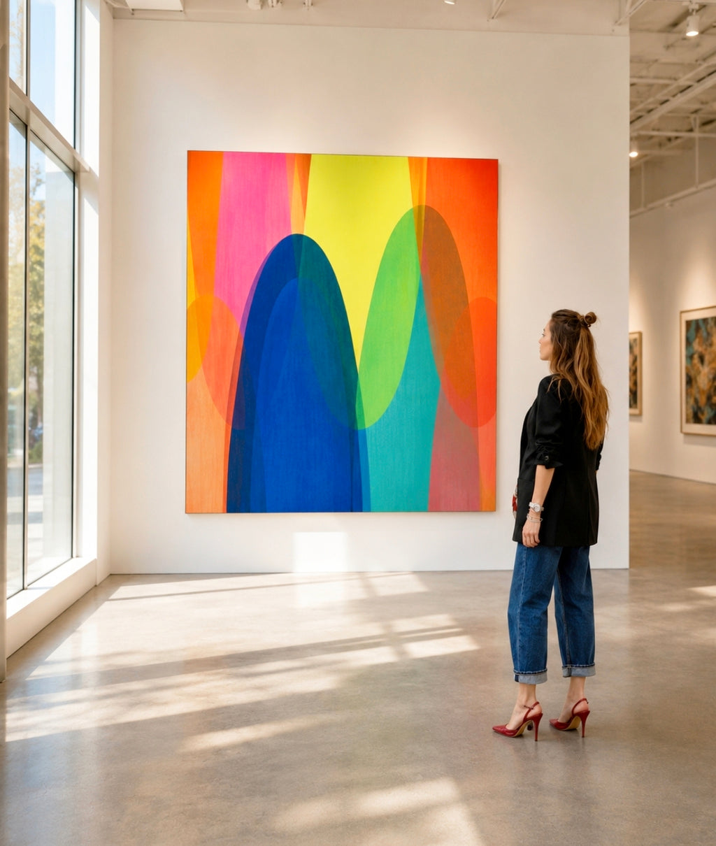 HONG KONG | Abstract Wall Art - ZENPOLYCHROMOS SERIES – Limited Fine Art Edition Alu Dibond 182x140cm