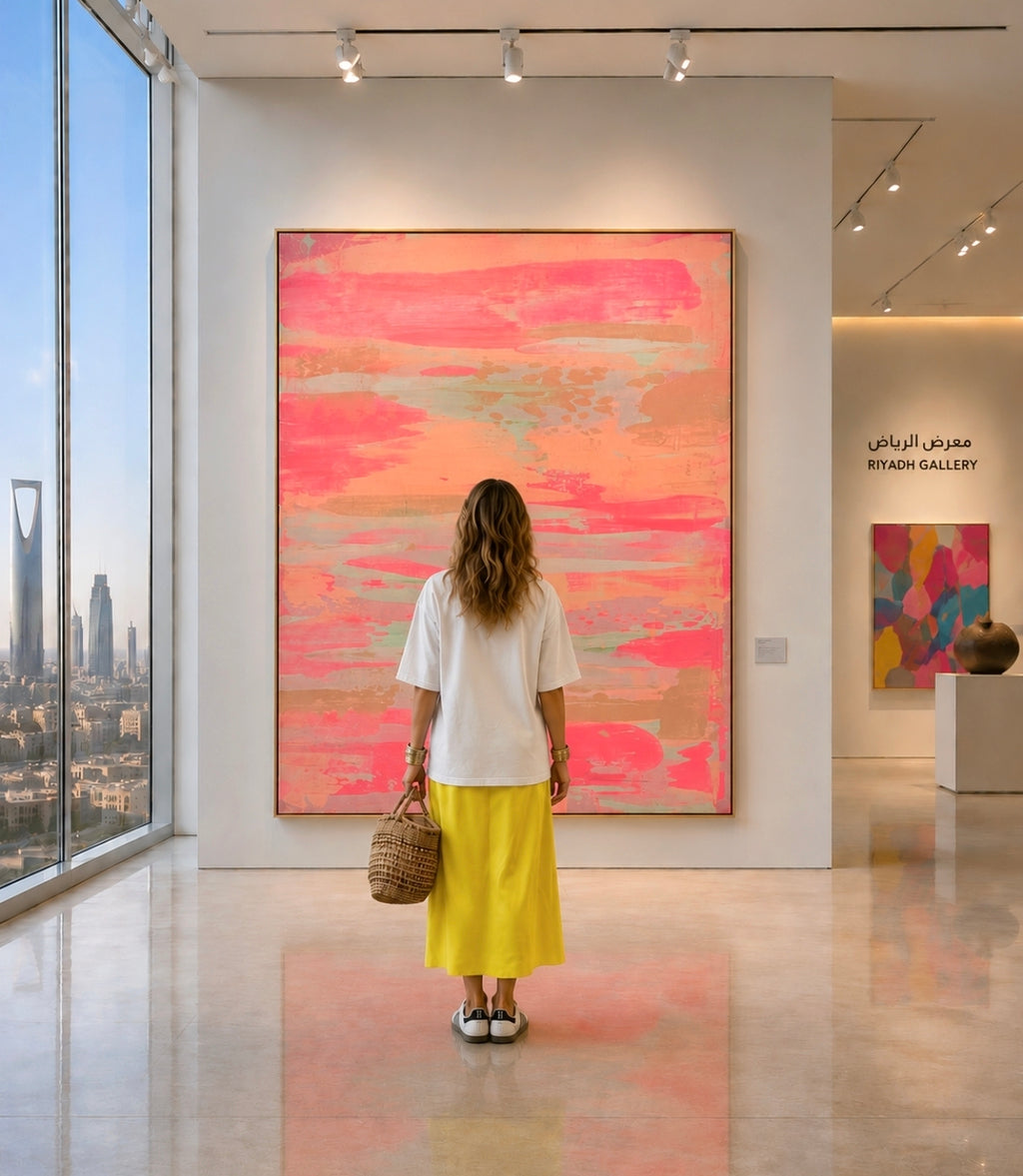 RIYADH | Abstract Wall Art - ZENPOLYCHROMOS SERIES – Limited Fine Art Edition Alu Dibond 182x140cm