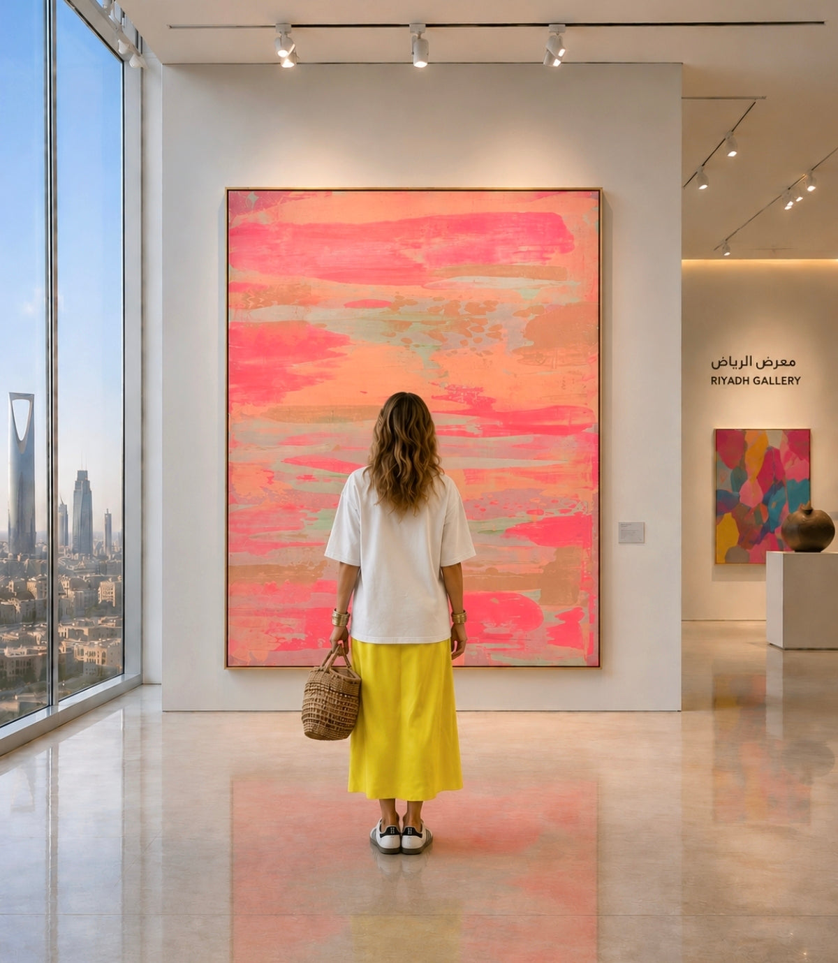 RIYADH | Abstract Wall Art - ZENPOLYCHROMOS SERIES – Limited Fine Art Edition Alu Dibond 182x140cm