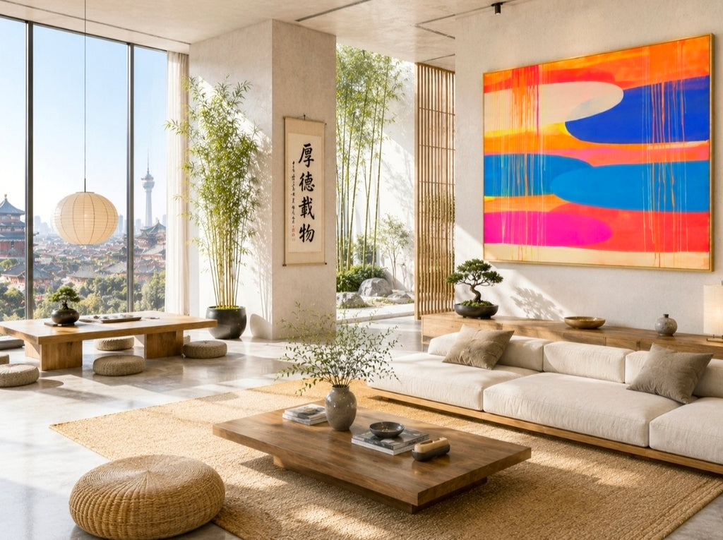 BEIJING | Abstract Wall Art - ZENPOLYCHROMOS SERIES – Limited Fine Art Edition Alu Dibond 182x140cm
