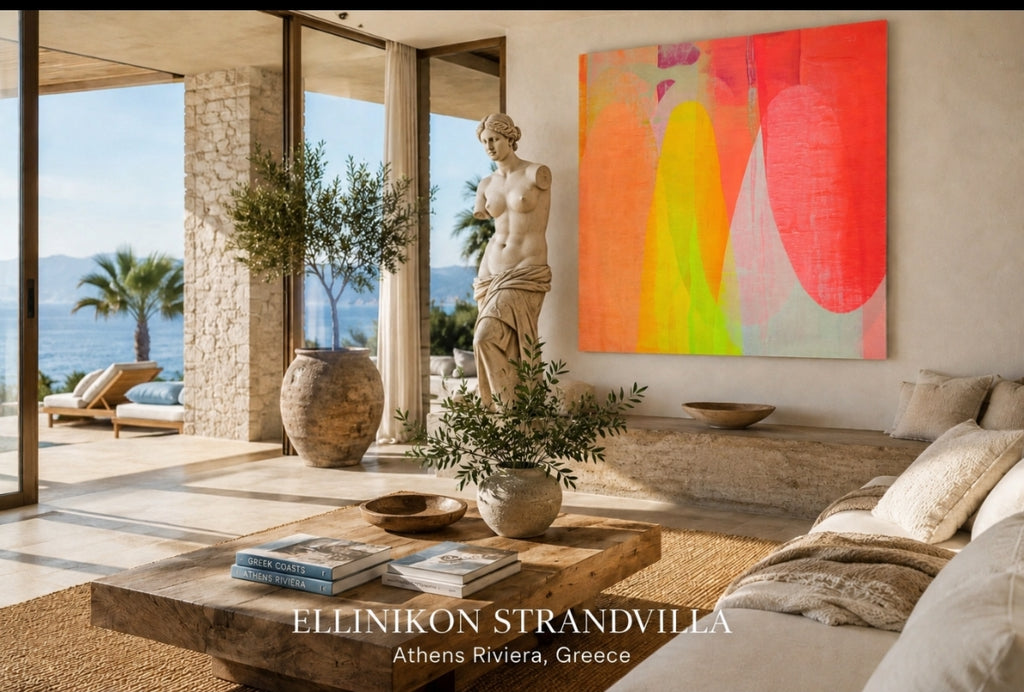 ELLINIKON | Abstract Wall Art - ZENPOLYCHROMOS SERIES– Limited Fine Art Edition Alu Dibond 130x130cm