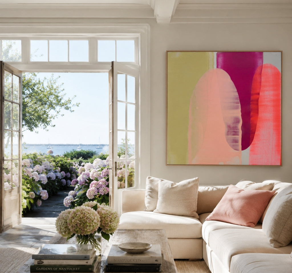 NANTUCKET | Abstract Wall Art - ZENPOLYCHROMOS SERIES– Limited Fine Art Edition Alu Dibond 130x130cm