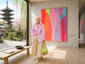 KYOTO | Abstract Wall Art - ZENPOLYCHROMOS SERIES – Limited Fine Art Edition Alu Dibond 182x140cm
