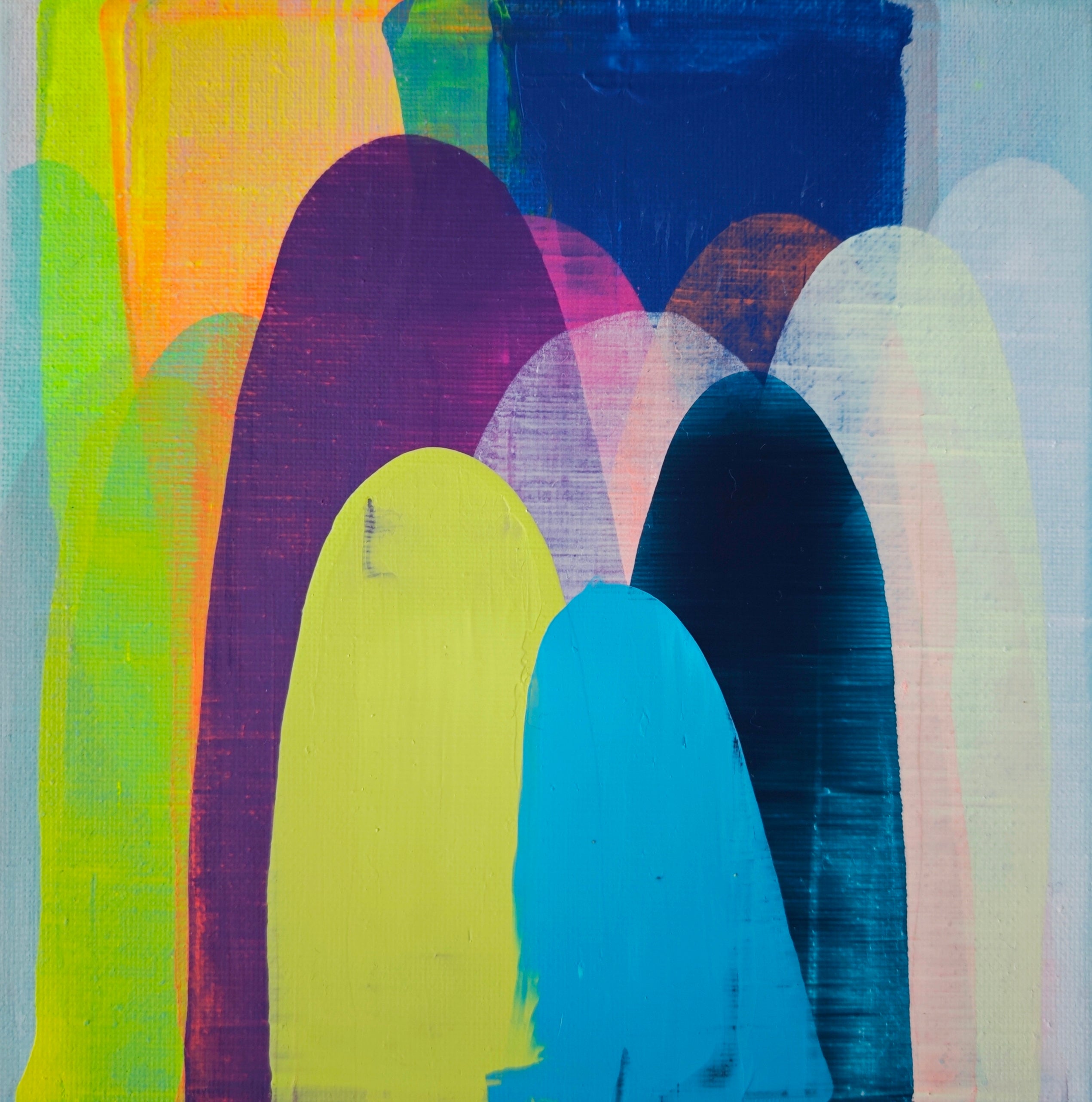 OSLO | Abstract Wall Art - ZENPOLYCHROMOS SERIES– Limited Fine Art Edition Alu Dibond 130x130cm