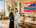 BEIJING | Abstract Wall Art - ZENPOLYCHROMOS SERIES – Limited Fine Art Edition Alu Dibond 182x140cm