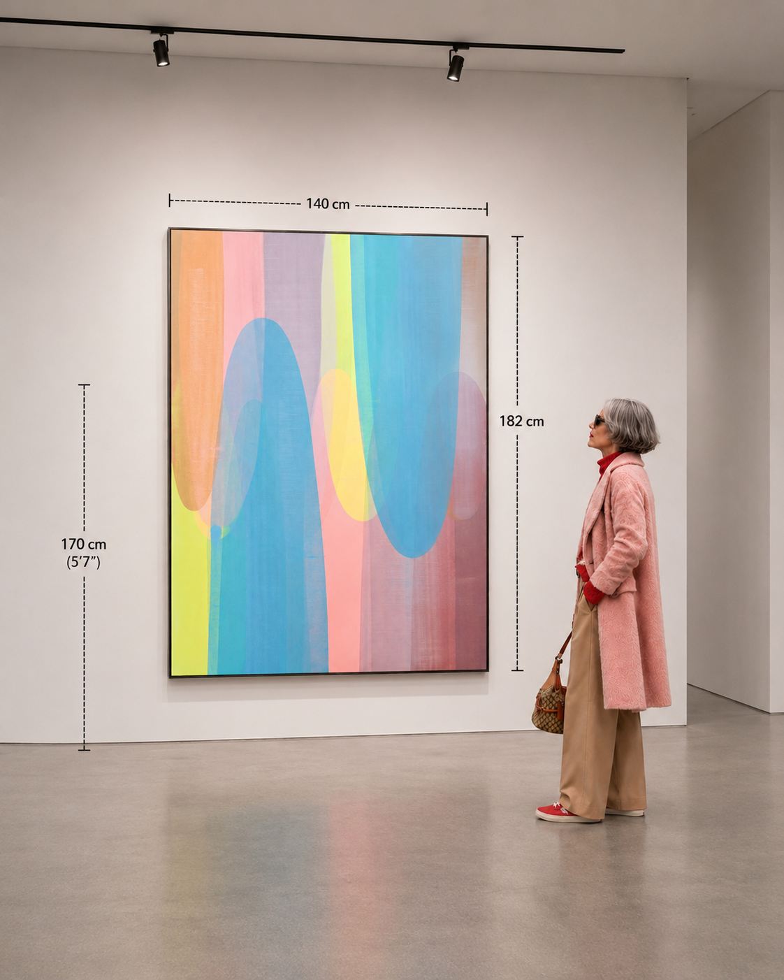 STOCKHOLM | Abstract Wall Art - ZENPOLYCHROMOS SERIES – Limited Fine Art Edition Alu Dibond 182x140cm