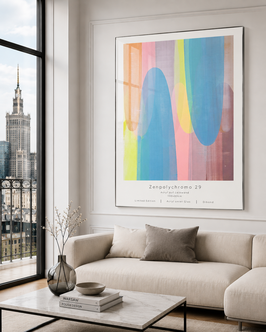 WARSAW | ZENPOLYCHROMOS SERIES – Fine Art Poster 140 x100cm Limited Edition