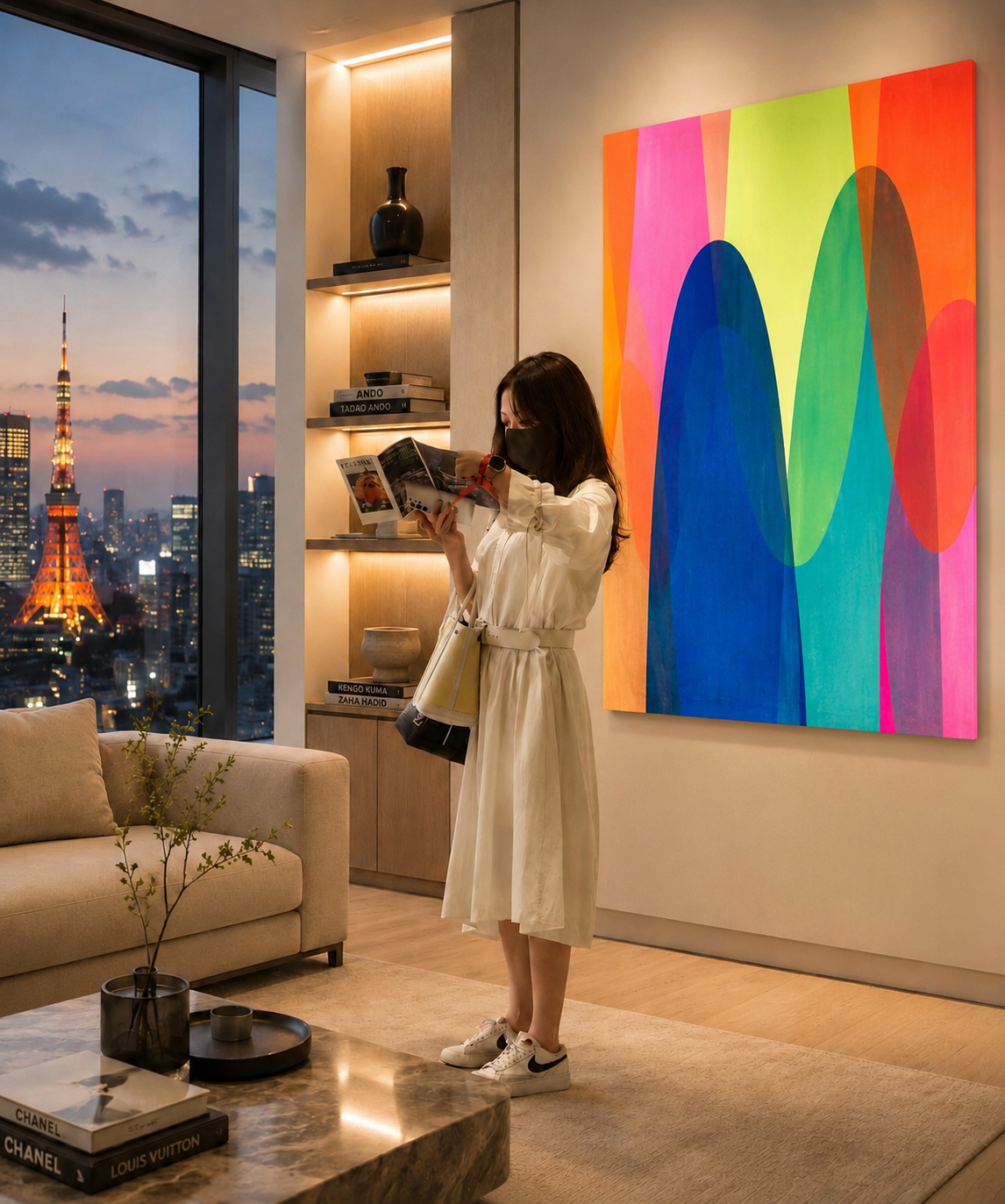 HONG KONG | Abstract Wall Art - ZENPOLYCHROMOS SERIES – Limited Fine Art Edition Alu Dibond 182x140cm