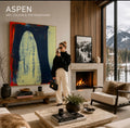 ASPEN | Abstract Wall Art - ZENPOLYCHROMOS SERIES– Limited Fine Art Edition Alu Dibond 182x140cm
