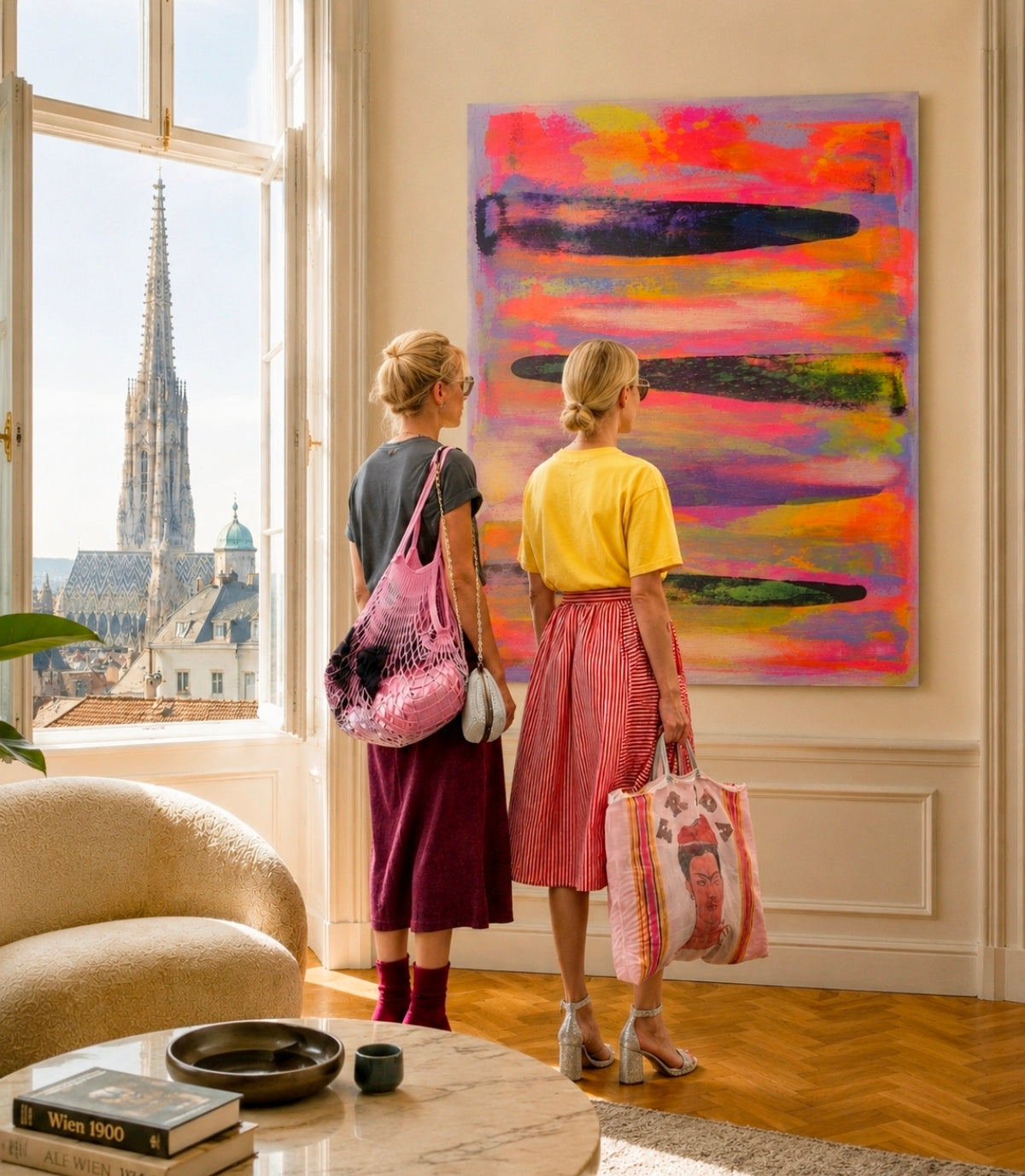 VIENNA | Abstract Wall Art - ZENPOLYCHROMOS SERIES– Limited Fine Art Edition Alu Dibond 182x140cm