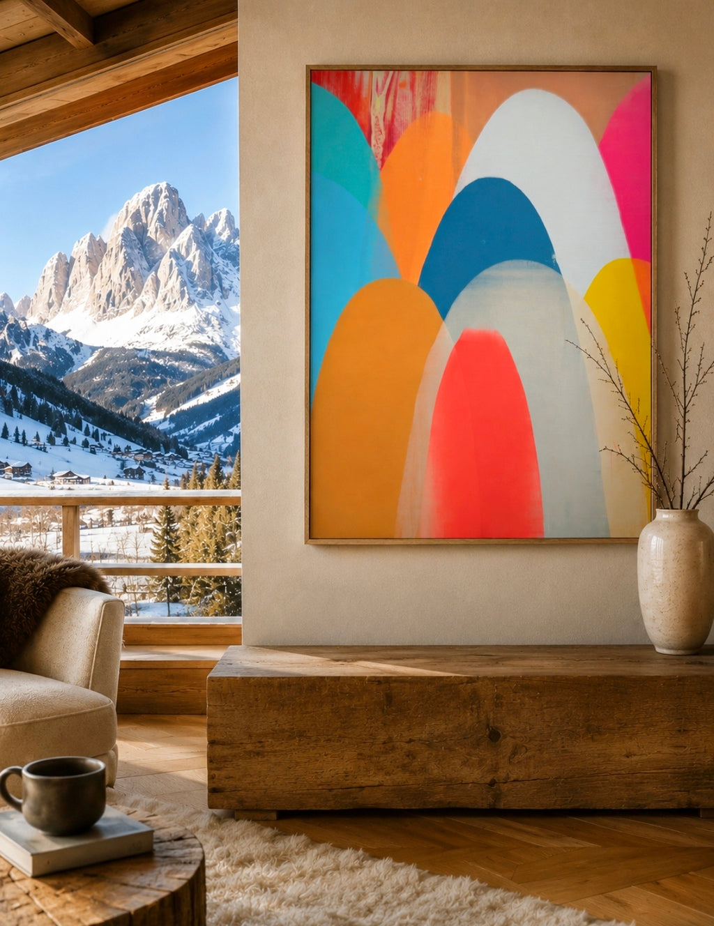 SAN CASSIANO | ZENPOLYCHROMOS SERIES Abstract Wall Art – Fine Art Poster 140 x100cm Limited Edition