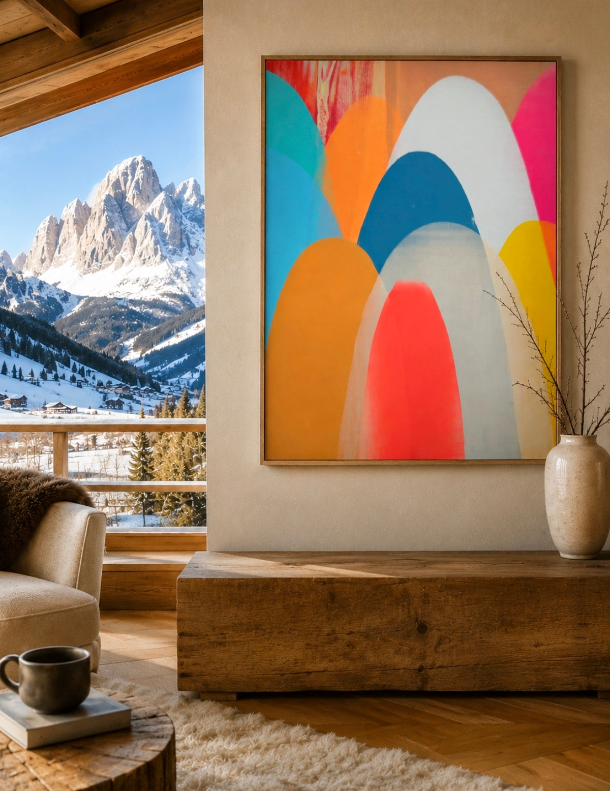 SAN CASSIANO | ZENPOLYCHROMOS SERIES Abstract Wall Art – Fine Art Poster 140 x100cm Limited Edition