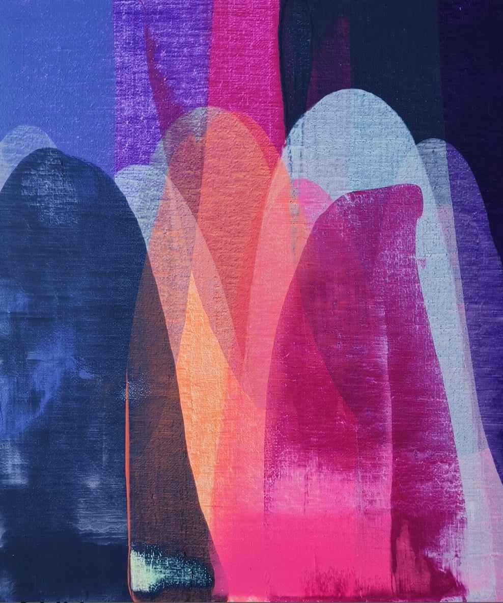 ABU DHABI | Abstract Wall Art -  ZENPOLYCHROMOS SERIES – Limited Fine Art Edition Alu Dibond 182x140cm