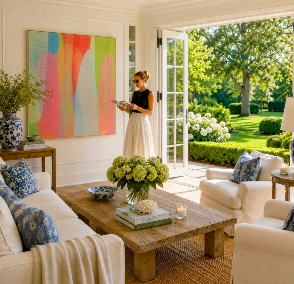 HAMPTONS | Abstract Wall Art - ZENPOLYCHROMOS SERIES– Limited Fine Art Edition Alu Dibond 182x140cm