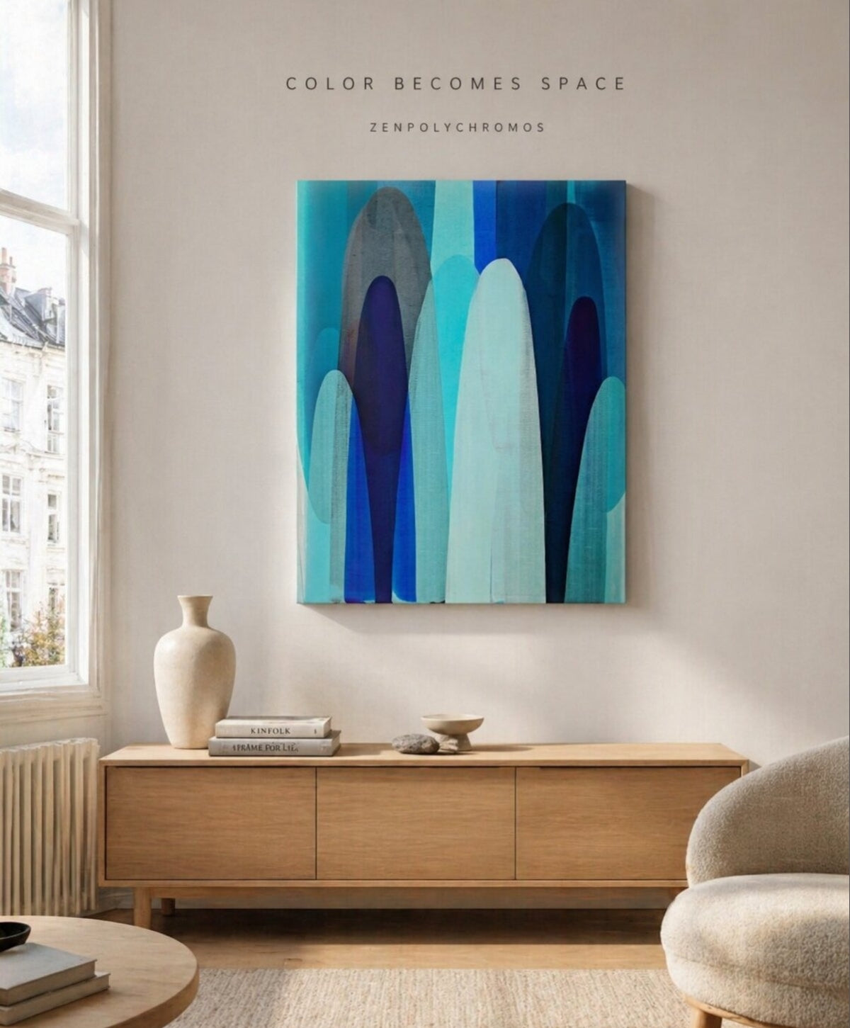 CAIRO | Abstract Wall Art - ZENPOLYCHROMOS SERIES – Limited Fine Art Edition Alu Dibond 182x140cm
